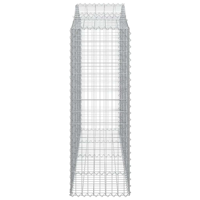 Coșuri gabion arcuite 12 buc, 200x50x140/160cm, fier galvanizat - WALTI WALTI