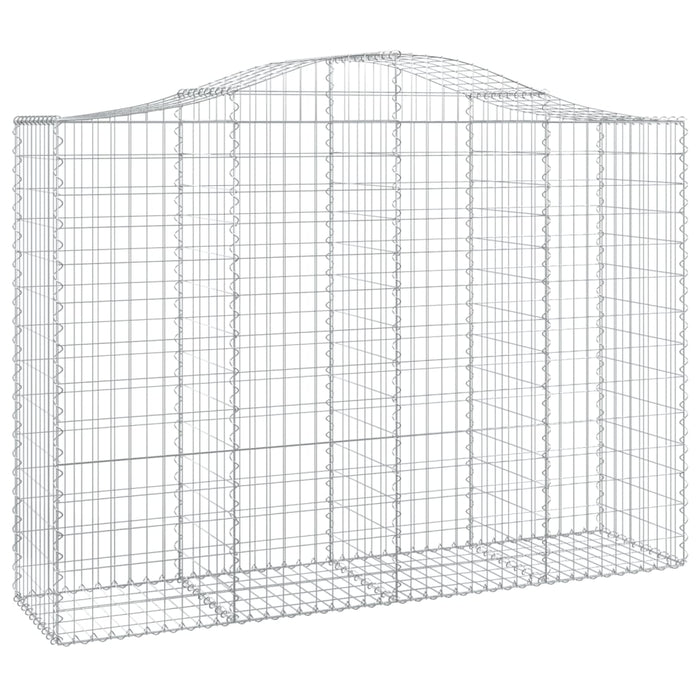 Coșuri gabion arcuite 14 buc, 200x50x140/160cm, fier galvanizat - WALTI WALTI