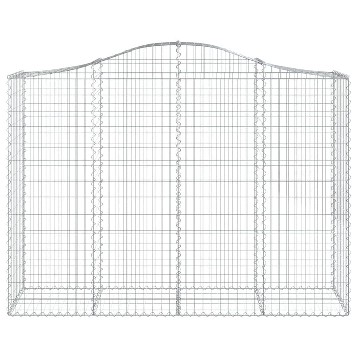 Coșuri gabion arcuite 14 buc, 200x50x140/160cm, fier galvanizat - WALTI WALTI