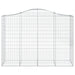Coșuri gabion arcuite 14 buc, 200x50x140/160cm, fier galvanizat - WALTI WALTI