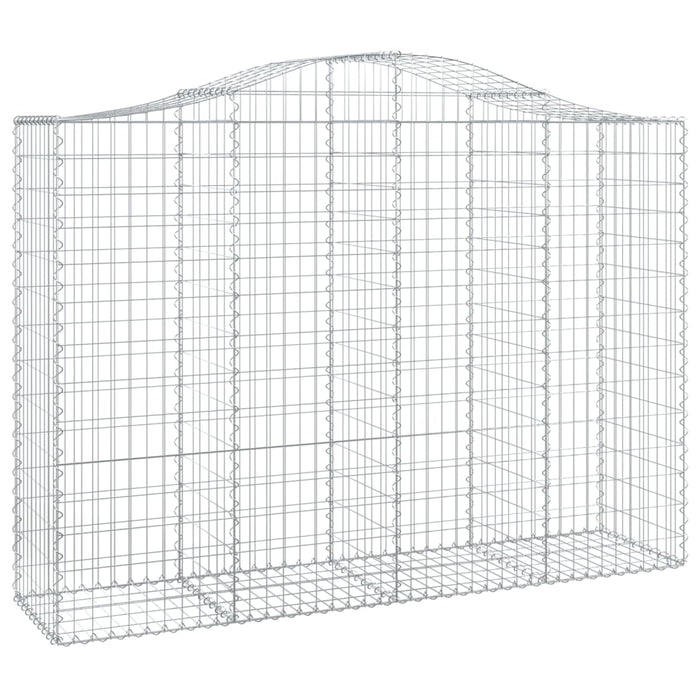 Coșuri gabion arcuite 50 buc, 200x50x140/160cm, fier galvanizat - WALTI WALTI