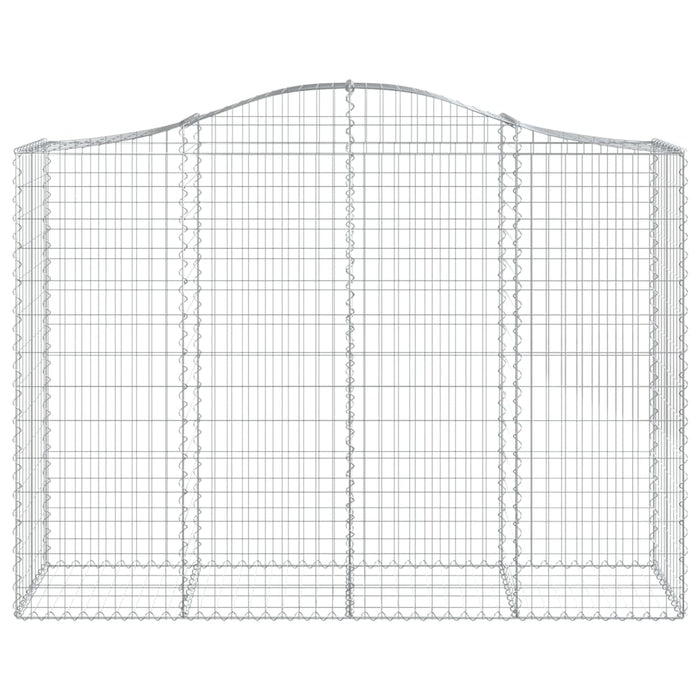 Coșuri gabion arcuite 50 buc, 200x50x140/160cm, fier galvanizat - WALTI WALTI