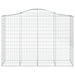 Coșuri gabion arcuite 50 buc, 200x50x140/160cm, fier galvanizat - WALTI WALTI