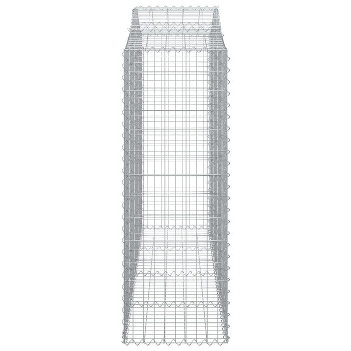 Coșuri gabion arcuite 50 buc, 200x50x140/160cm, fier galvanizat - WALTI WALTI