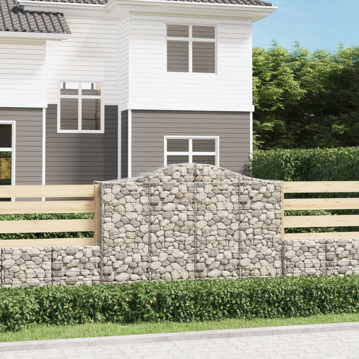 Coșuri gabion arcuite 50 buc, 200x50x140/160cm, fier galvanizat - WALTI WALTI