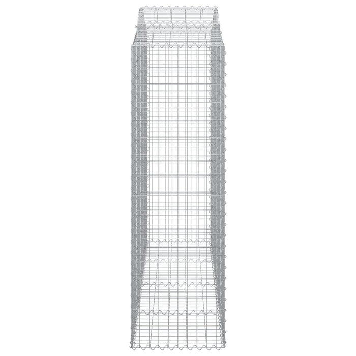 Coșuri gabion arcuite 2 buc, 200x50x160/180 cm, fier galvanizat - WALTI WALTI