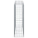 Coșuri gabion arcuite 2 buc, 200x50x160/180 cm, fier galvanizat - WALTI WALTI
