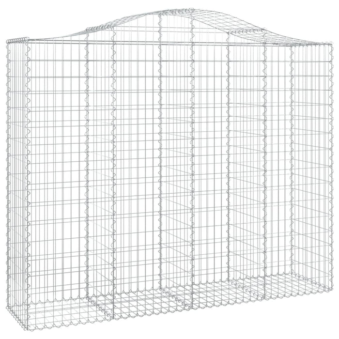 Coșuri gabion arcuite 3 buc, 200x50x160/180 cm, fier galvanizat - WALTI WALTI
