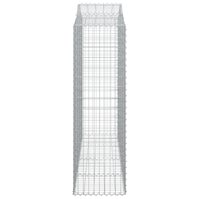 Coșuri gabion arcuite 4 buc, 200x50x160/180 cm, fier galvanizat - WALTI WALTI