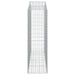 Coșuri gabion arcuite 4 buc, 200x50x160/180 cm, fier galvanizat - WALTI WALTI