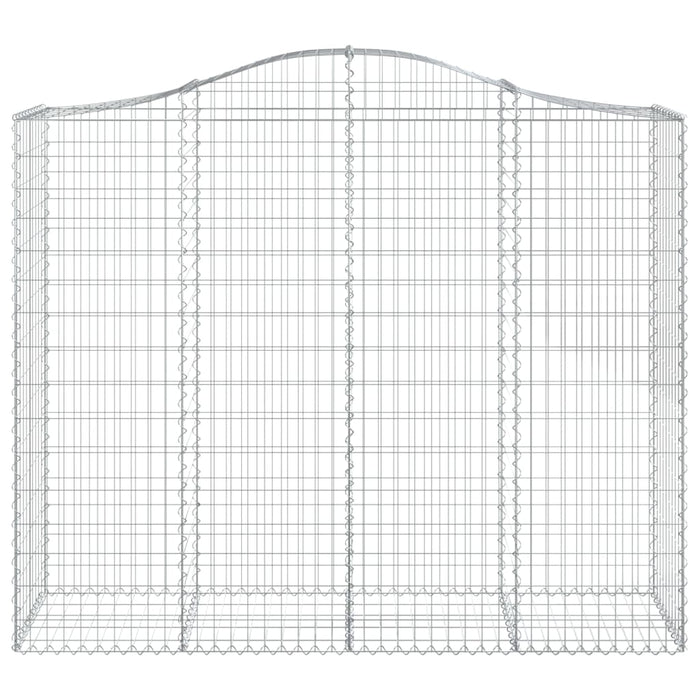 Coșuri gabion arcuite 6 buc, 200x50x160/180 cm, fier galvanizat - WALTI WALTI