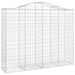 Coșuri gabion arcuite 9 buc, 200x50x160/180 cm, fier galvanizat - WALTI WALTI