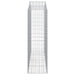 Coș gabion arcuit, 12 buc, 200x50x160/180 cm, fier galvanizat - WALTI WALTI