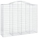 Coș gabion arcuit, 13 buc, 200x50x160/180 cm, fier galvanizat - WALTI WALTI