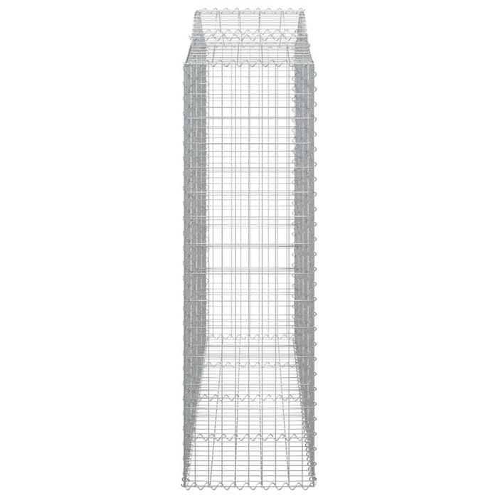 Coș gabion arcuit, 13 buc, 200x50x160/180 cm, fier galvanizat - WALTI WALTI