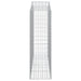 Coș gabion arcuit, 13 buc, 200x50x160/180 cm, fier galvanizat - WALTI WALTI
