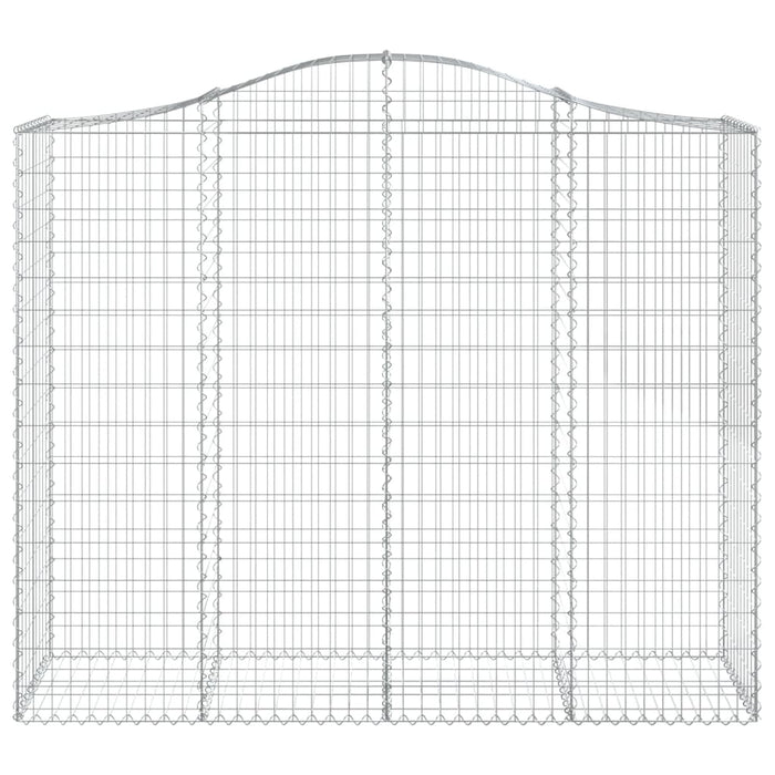 Coșuri gabion arcuite 14 buc 200x50x160/180 cm, fier galvanizat - WALTI WALTI