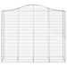 Coșuri gabion arcuite 14 buc 200x50x160/180 cm, fier galvanizat - WALTI WALTI