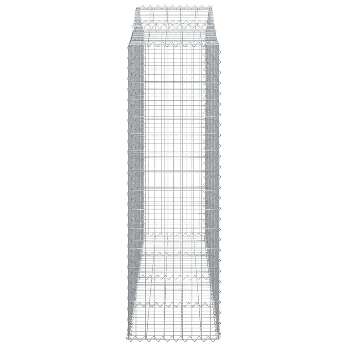 Coșuri gabion arcuite 20 buc, 200x50x160/180cm, fier galvanizat - WALTI WALTI