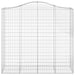 Coșuri gabion arcuite 2 buc, 200x50x180/200 cm, fier galvanizat - WALTI WALTI
