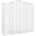 Coșuri gabion arcuite 3 buc, 200x50x180/200 cm, fier galvanizat - WALTI WALTI