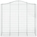 Coșuri gabion arcuite 4 buc, 200x50x180/200 cm, fier galvanizat - WALTI WALTI