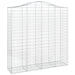 Coșuri gabion arcuite, 3 buc 200x50x200/220 cm, fier galvanizat - WALTI WALTI