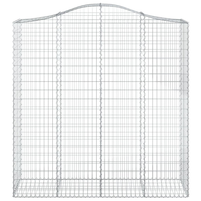 Coșuri gabion arcuite, 5 buc 200x50x200/220 cm, fier galvanizat - WALTI WALTI