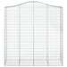 Coșuri gabion arcuite, 5 buc 200x50x200/220 cm, fier galvanizat - WALTI WALTI