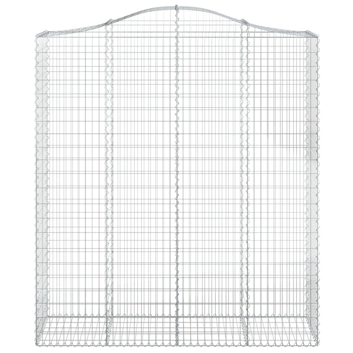 Coșuri gabion arcuite, 13 buc 200x50x220/240cm, fier galvanizat - WALTI WALTI