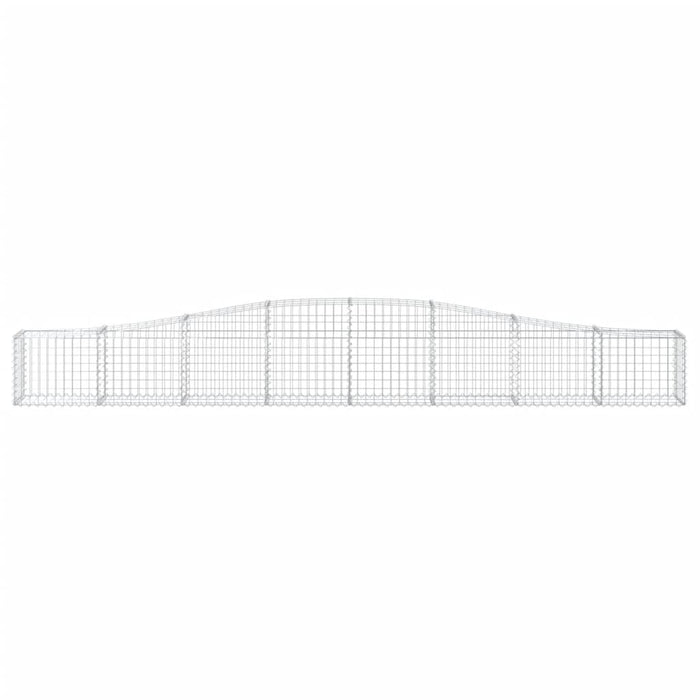 Coșuri gabion arcuite 4 buc, 400x30x40/60 cm, fier galvanizat - WALTI WALTI
