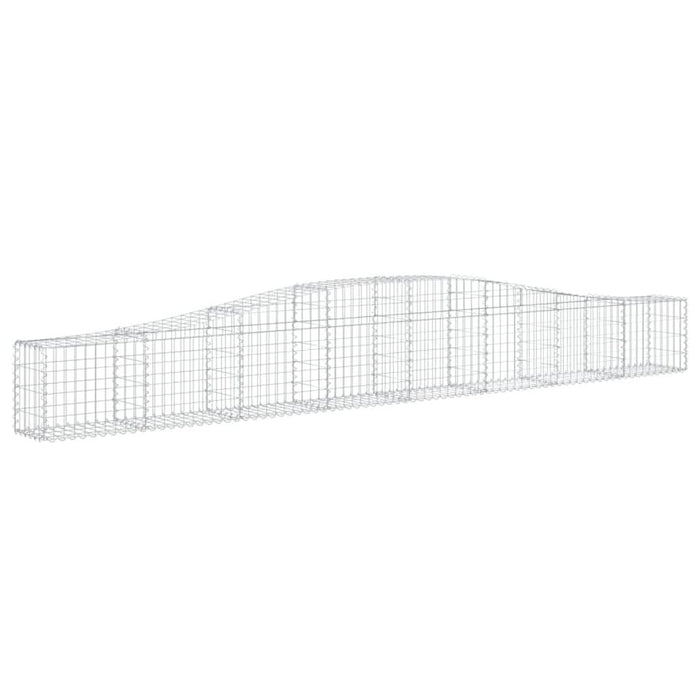 Coșuri gabion arcuite 6 buc, 400x30x40/60 cm, fier galvanizat - WALTI WALTI