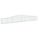 Coșuri gabion arcuite 6 buc, 400x30x40/60 cm, fier galvanizat - WALTI WALTI