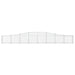 Coșuri gabion arcuite 6 buc, 400x30x40/60 cm, fier galvanizat - WALTI WALTI