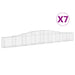 Coșuri gabion arcuite 7 buc, 400x30x40/60 cm, fier galvanizat - WALTI WALTI