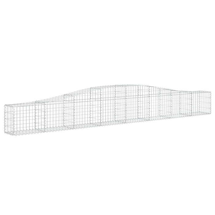 Coșuri gabion arcuite 7 buc, 400x30x40/60 cm, fier galvanizat - WALTI WALTI
