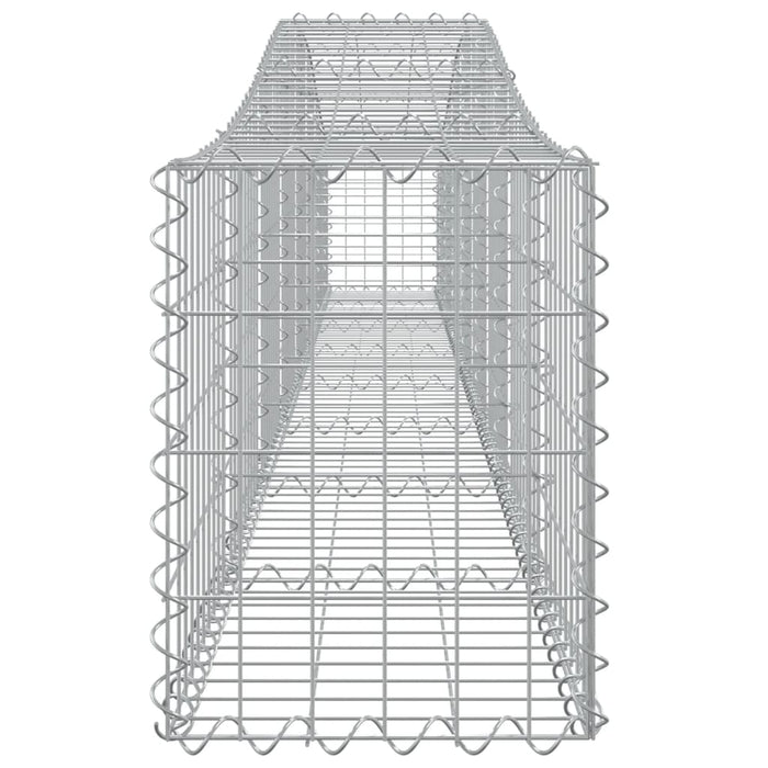 Coșuri gabion arcuite 7 buc, 400x30x40/60 cm, fier galvanizat - WALTI WALTI