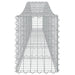 Coșuri gabion arcuite 7 buc, 400x30x40/60 cm, fier galvanizat - WALTI WALTI