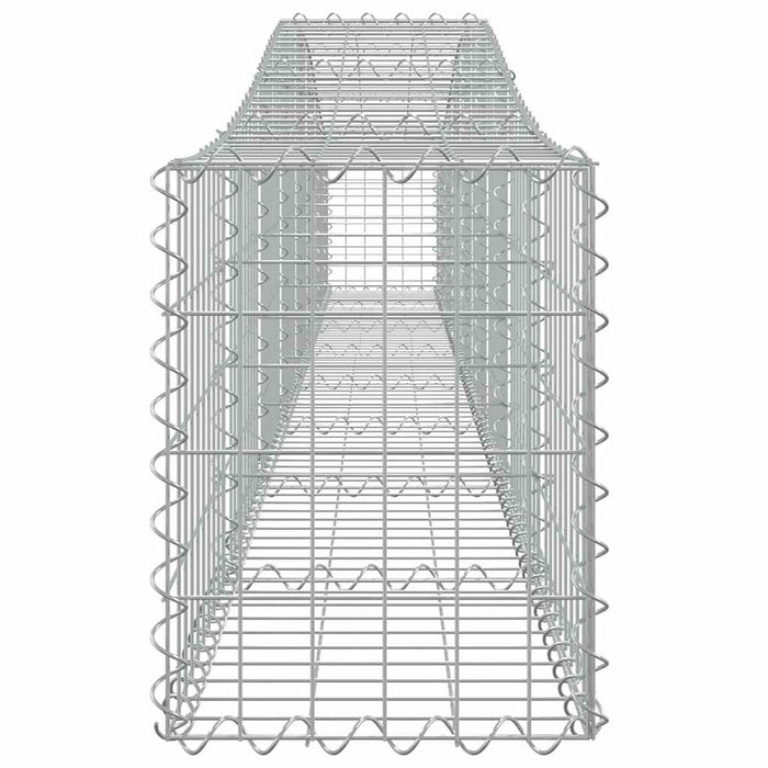 Coșuri gabion arcuite 9 buc, 400x30x40/60 cm, fier galvanizat WALTI