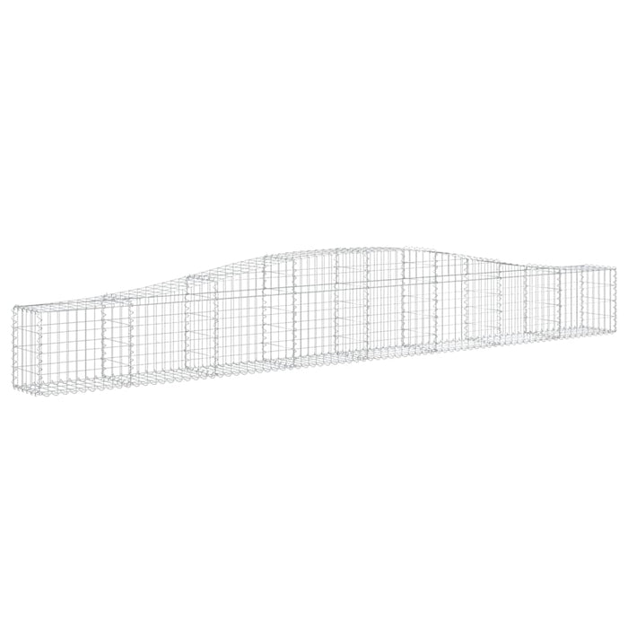 Coșuri gabion arcuite 10 buc, 400x30x40/60 cm, fier galvanizat - WALTI WALTI