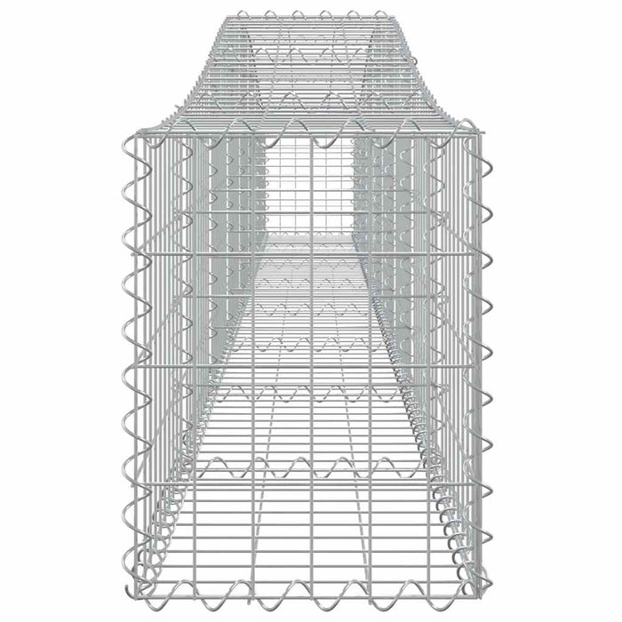 Coșuri gabion arcuite 10 buc, 400x30x40/60 cm, fier galvanizat - WALTI WALTI