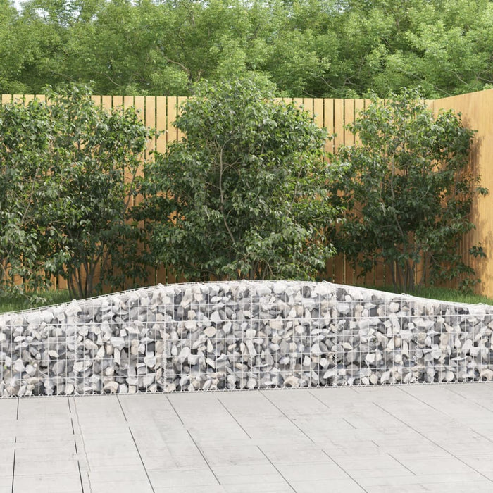 Coșuri gabion arcuite 20 buc, 400x30x40/60 cm, fier galvanizat WALTI