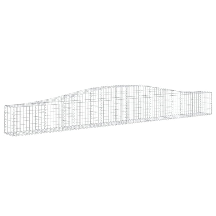 Coșuri gabion arcuite 25 buc, 400x30x40/60 cm, fier galvanizat WALTI