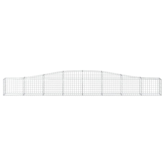 Coșuri gabion arcuite 25 buc, 400x30x40/60 cm, fier galvanizat WALTI