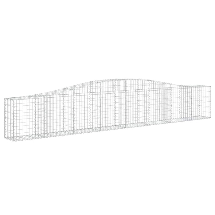 Coșuri gabion arcuite 3 buc, 400x30x60/80 cm, fier galvanizat - WALTI WALTI