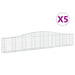 Coșuri gabion arcuite 5 buc, 400x30x60/80 cm, fier galvanizat - WALTI WALTI