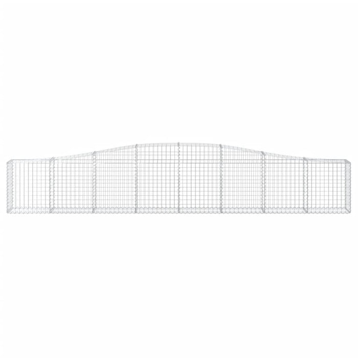 Coșuri gabion arcuite 5 buc, 400x30x60/80 cm, fier galvanizat - WALTI WALTI