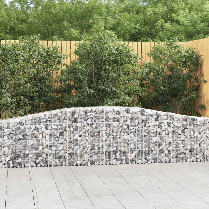 Coșuri gabion arcuite 5 buc, 400x30x60/80 cm, fier galvanizat - WALTI WALTI
