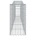 Coșuri gabion arcuite 8 buc, 400x30x60/80 cm, fier galvanizat - WALTI WALTI