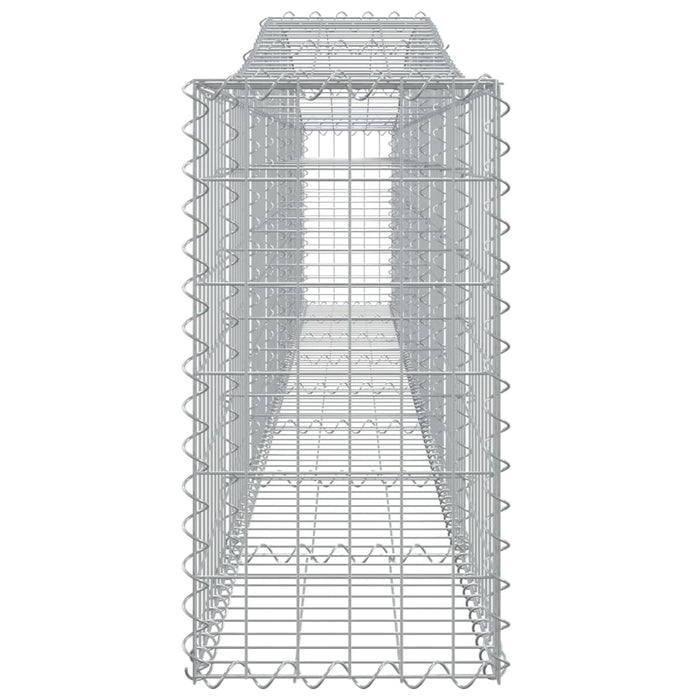 Coșuri gabion arcuite 9 buc, 400x30x60/80 cm, fier galvanizat - WALTI WALTI